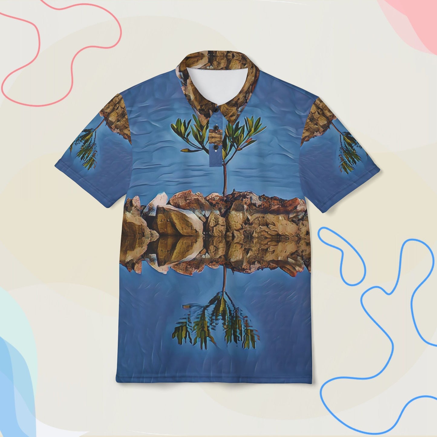 "Echoes of Earth: Reflections in Still Waters"