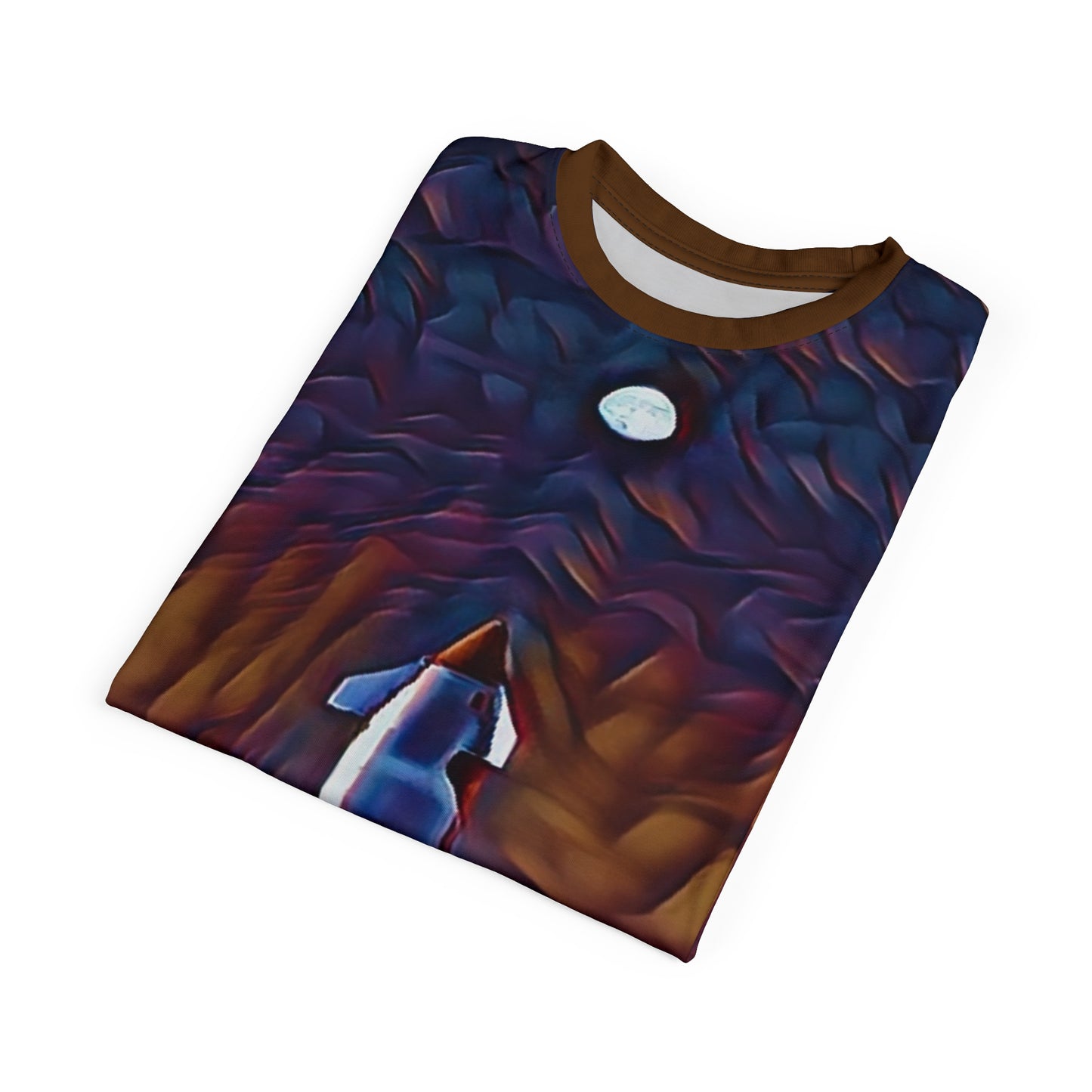 Starship Mars Landing Unisex All Over Print Tee