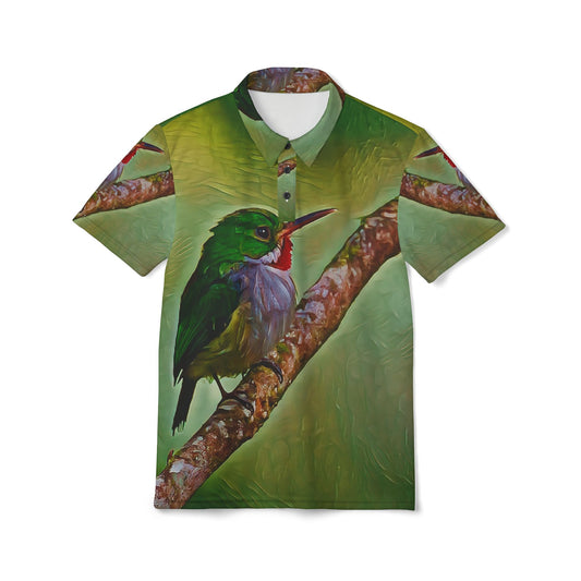 The "Emerald Jewel" San Pedrito All Over Print Polo