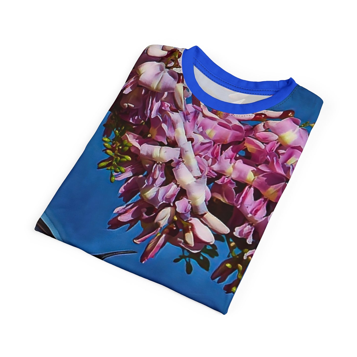 Morning Nectar Hummingbird Unisex All Over Print Tee