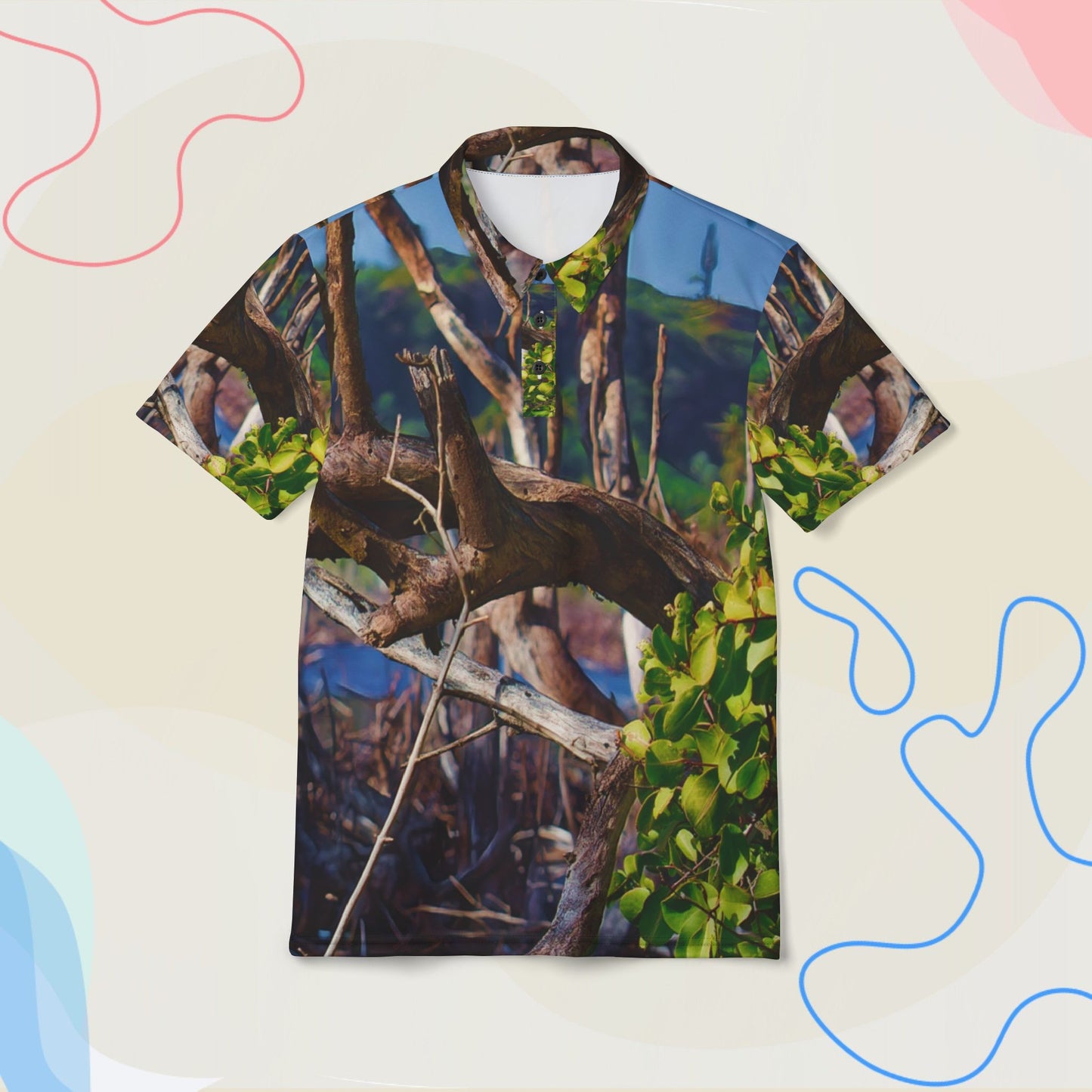 "Scenic Estuary Landscape Design – Earth-Toned Illusion"