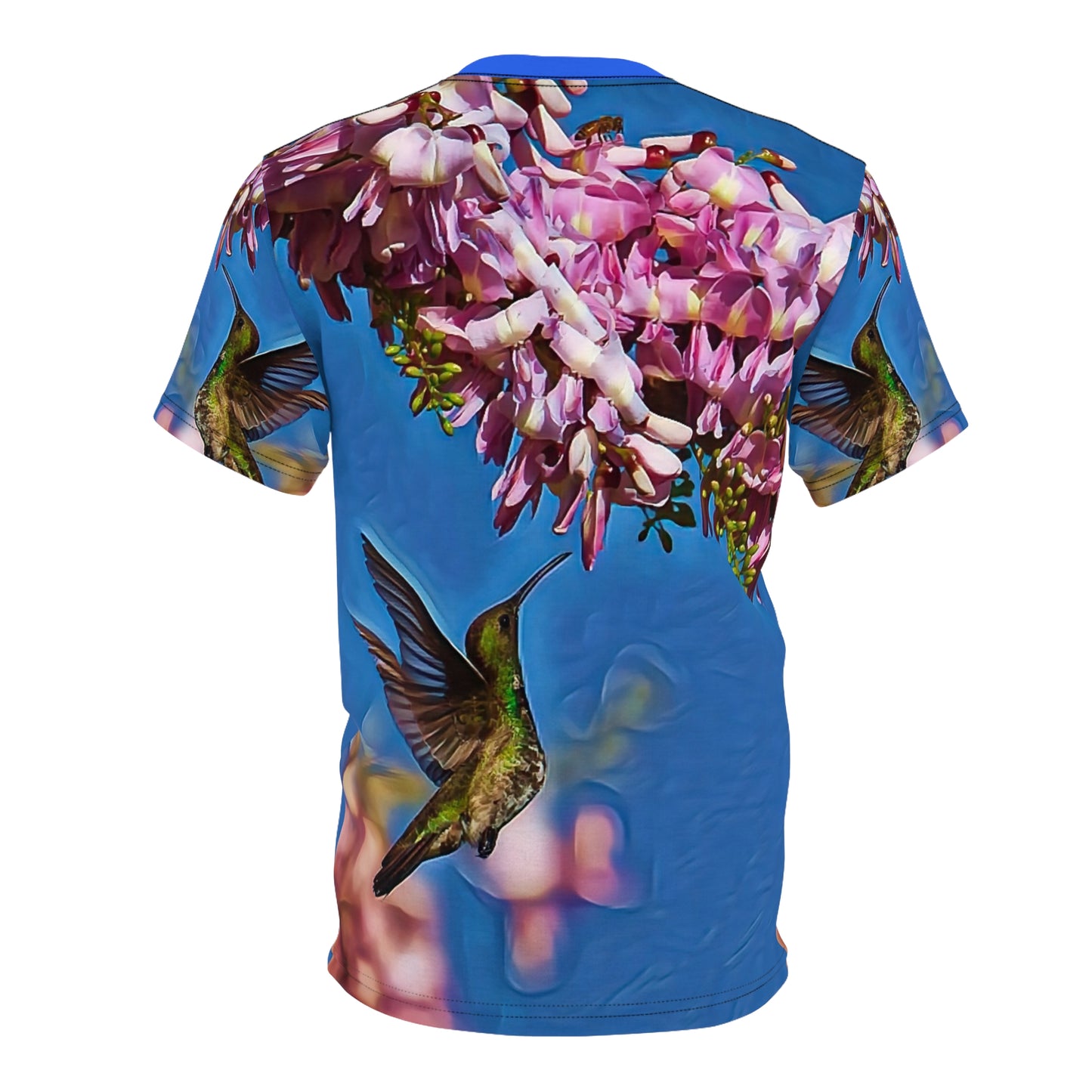 Morning Nectar Hummingbird Unisex All Over Print Tee