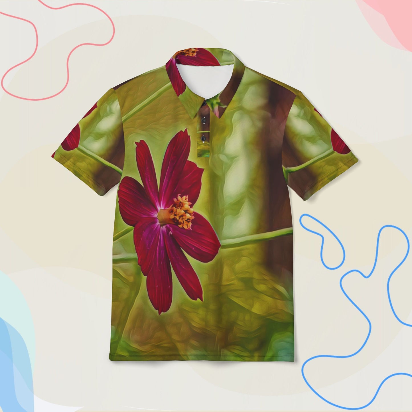 "Crimson Cosmos: Nature's Bold Brushstroke"