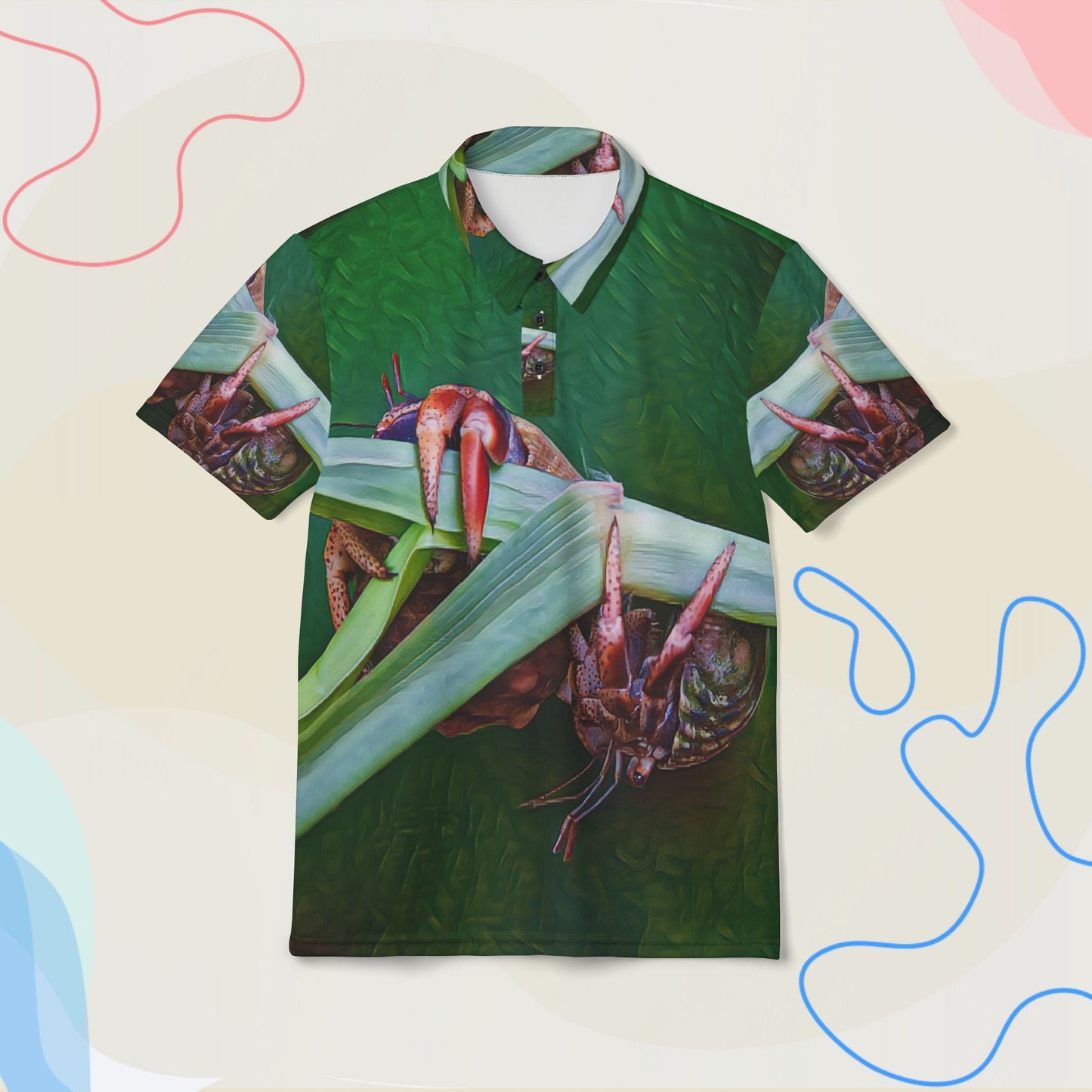 "Crustacean Camouflage: Nature’s Wanderers in Style"