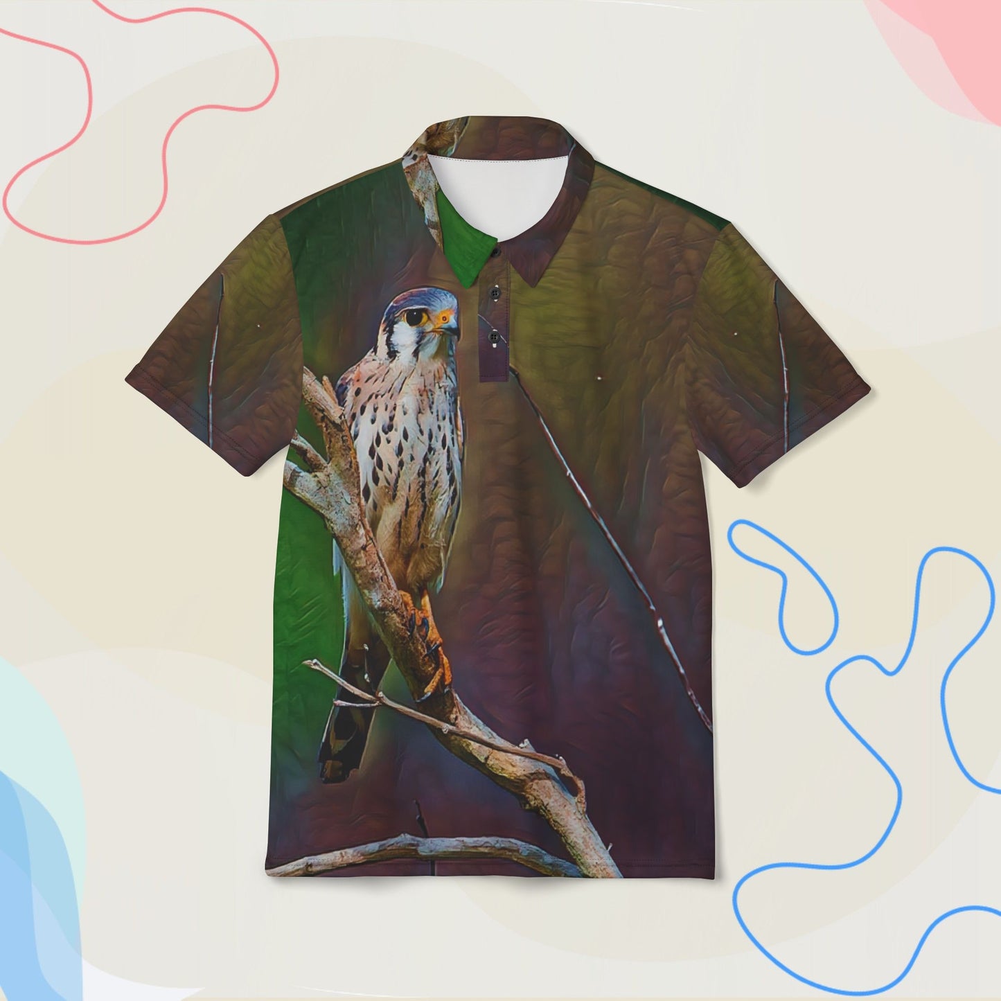 "Forest Sentinel: The Kestrel's Perch"