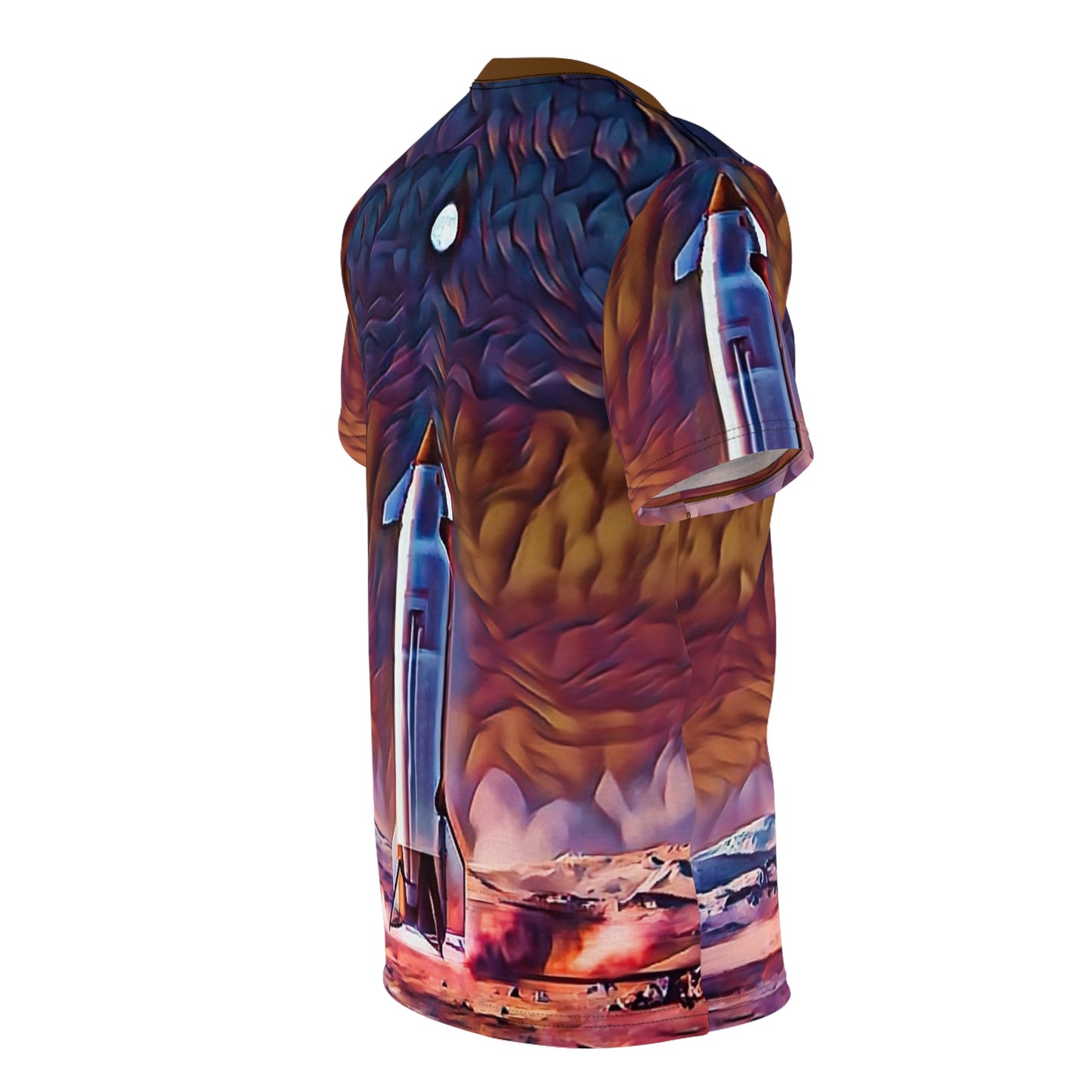 Starship Mars Landing Unisex All Over Print Tee