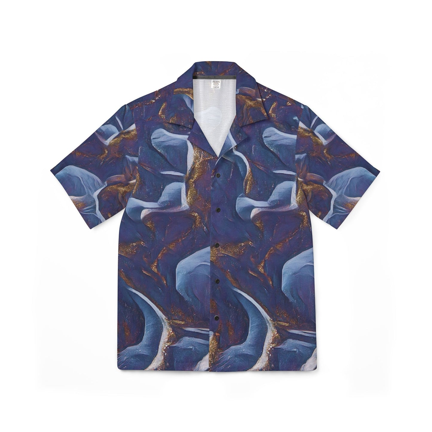 Volcanic Shore Abstract Hawaiian All Over Print Shirt