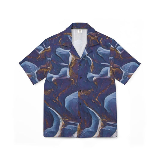 Volcanic Shore Abstract Hawaiian All Over Print Shirt