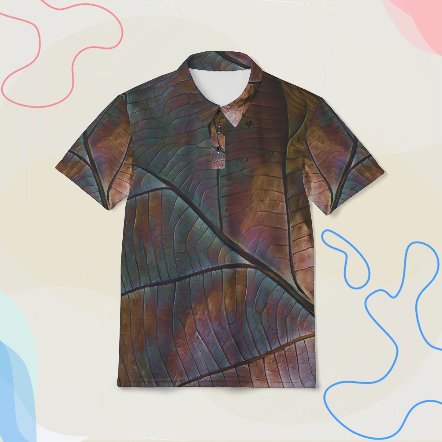 "Dry Leaf – Earth-Toned Illusion"