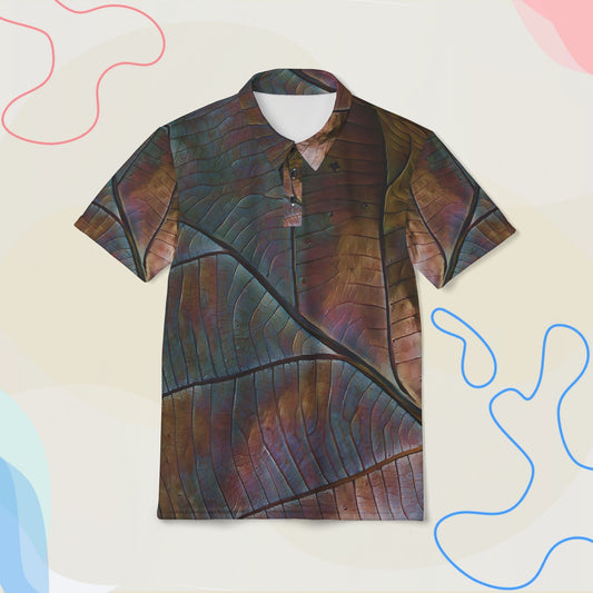 "Dry Leaf – Earth-Toned Illusion"