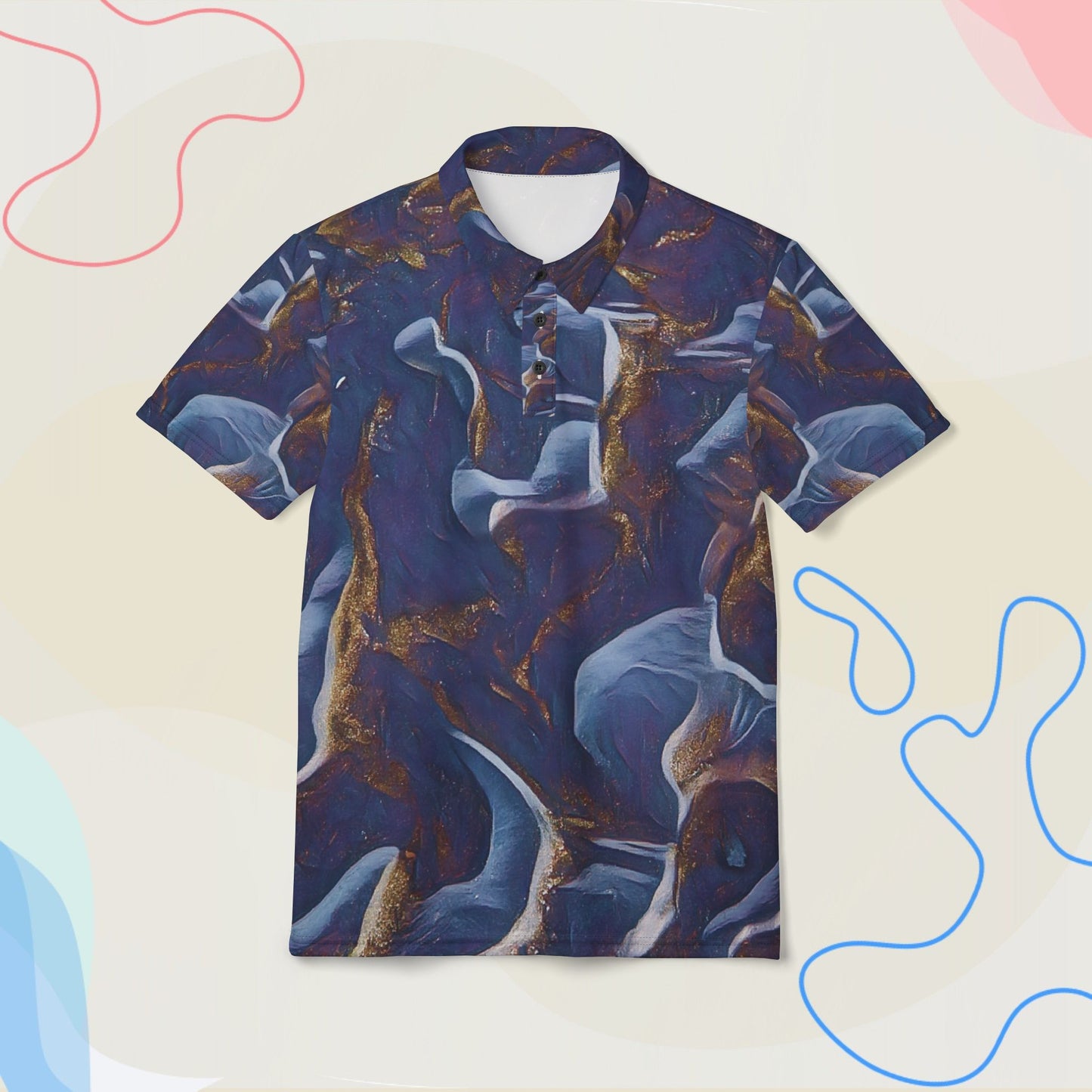 "Beach Sand Pattern – Chromatic Drift"