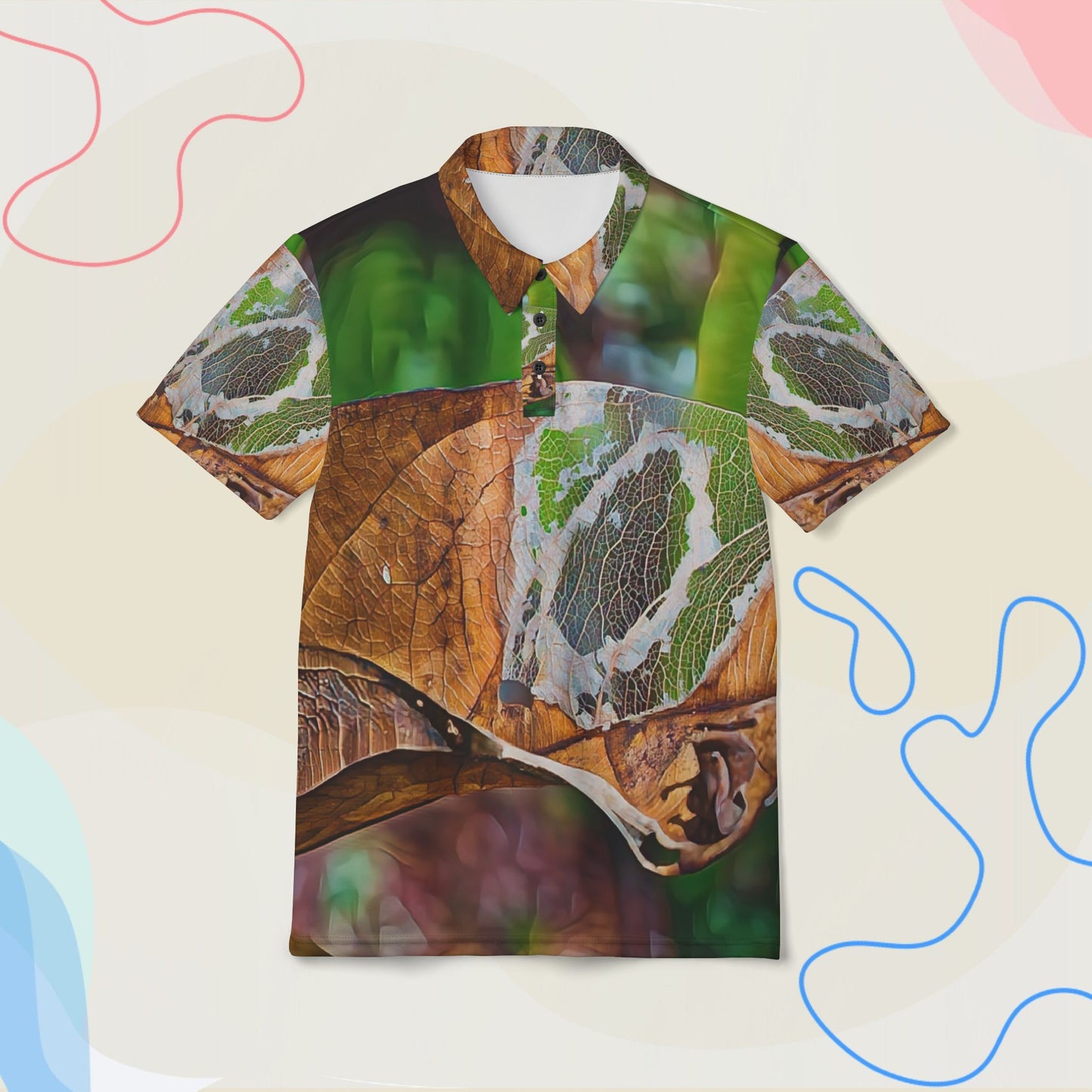 "Leaf Veins Skeleton – Whispers of the Forest Floor"