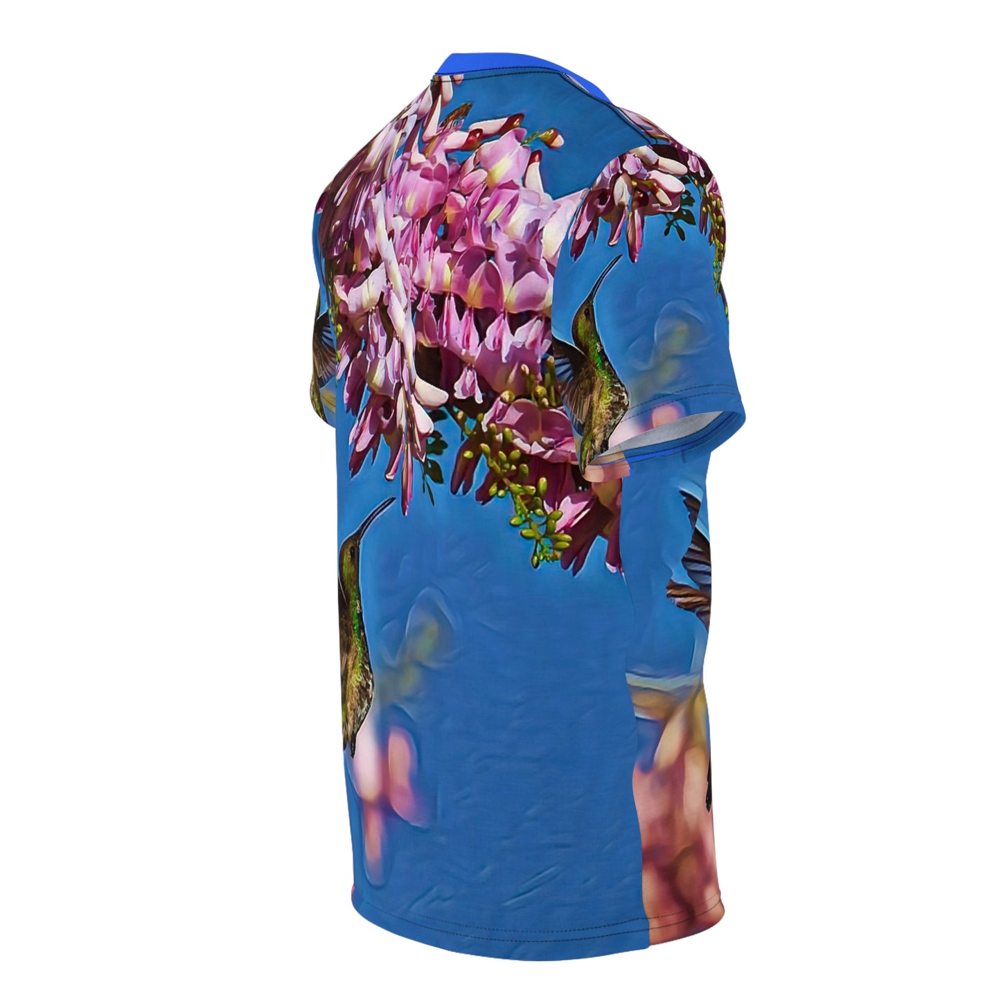 Morning Nectar Hummingbird Unisex All Over Print Tee