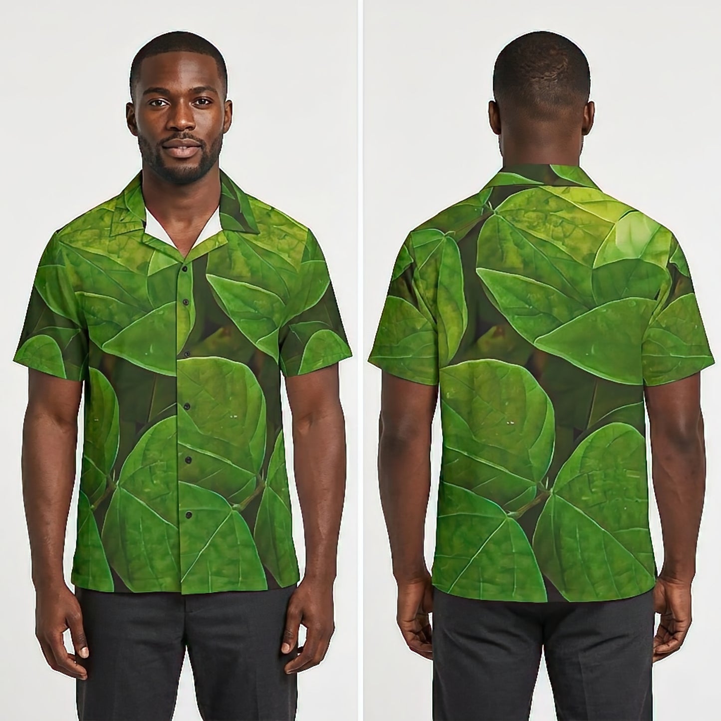 Jungle Canopy Lush Foliage Hawaiian All Over Print Shirt
