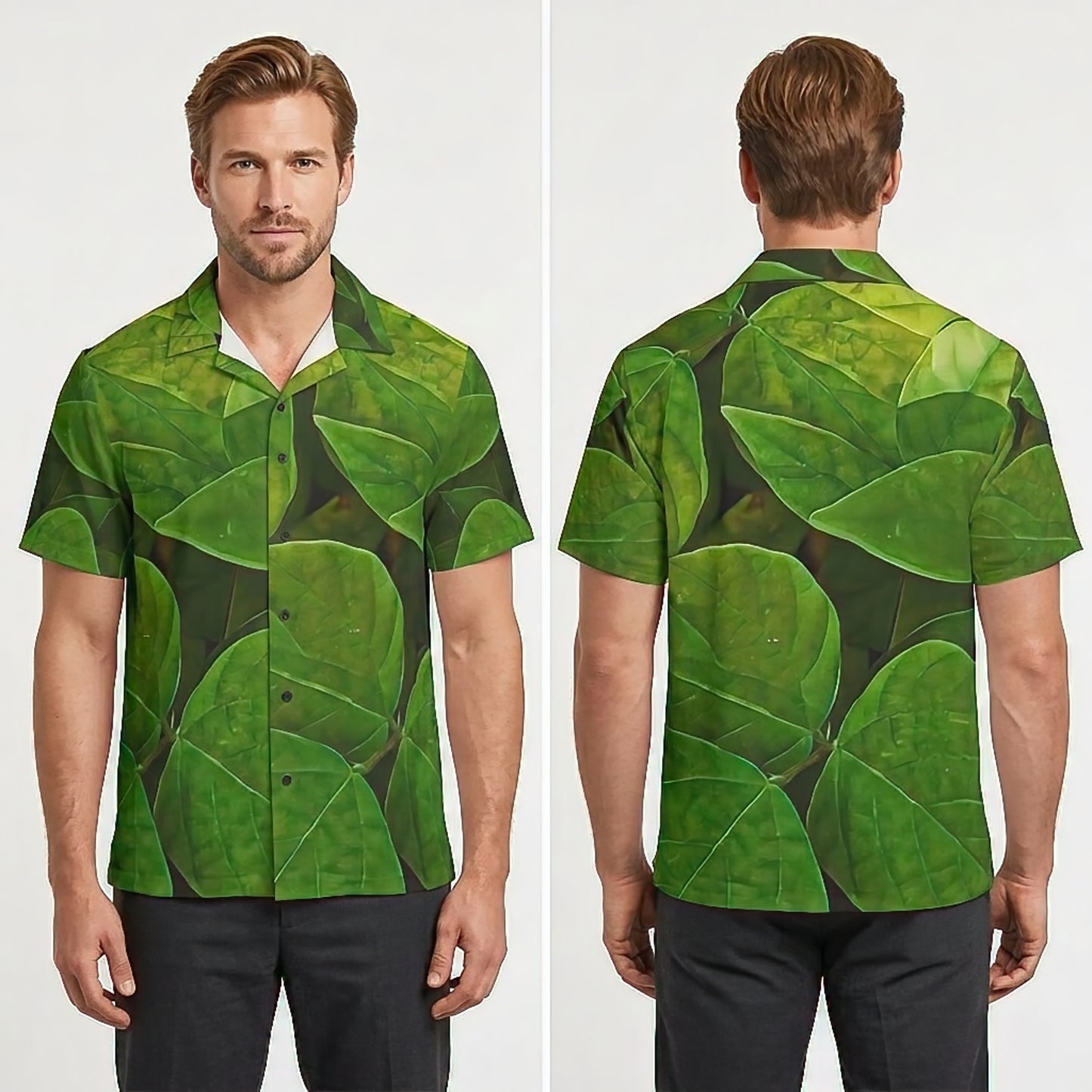 Jungle Canopy Lush Foliage Hawaiian All Over Print Shirt