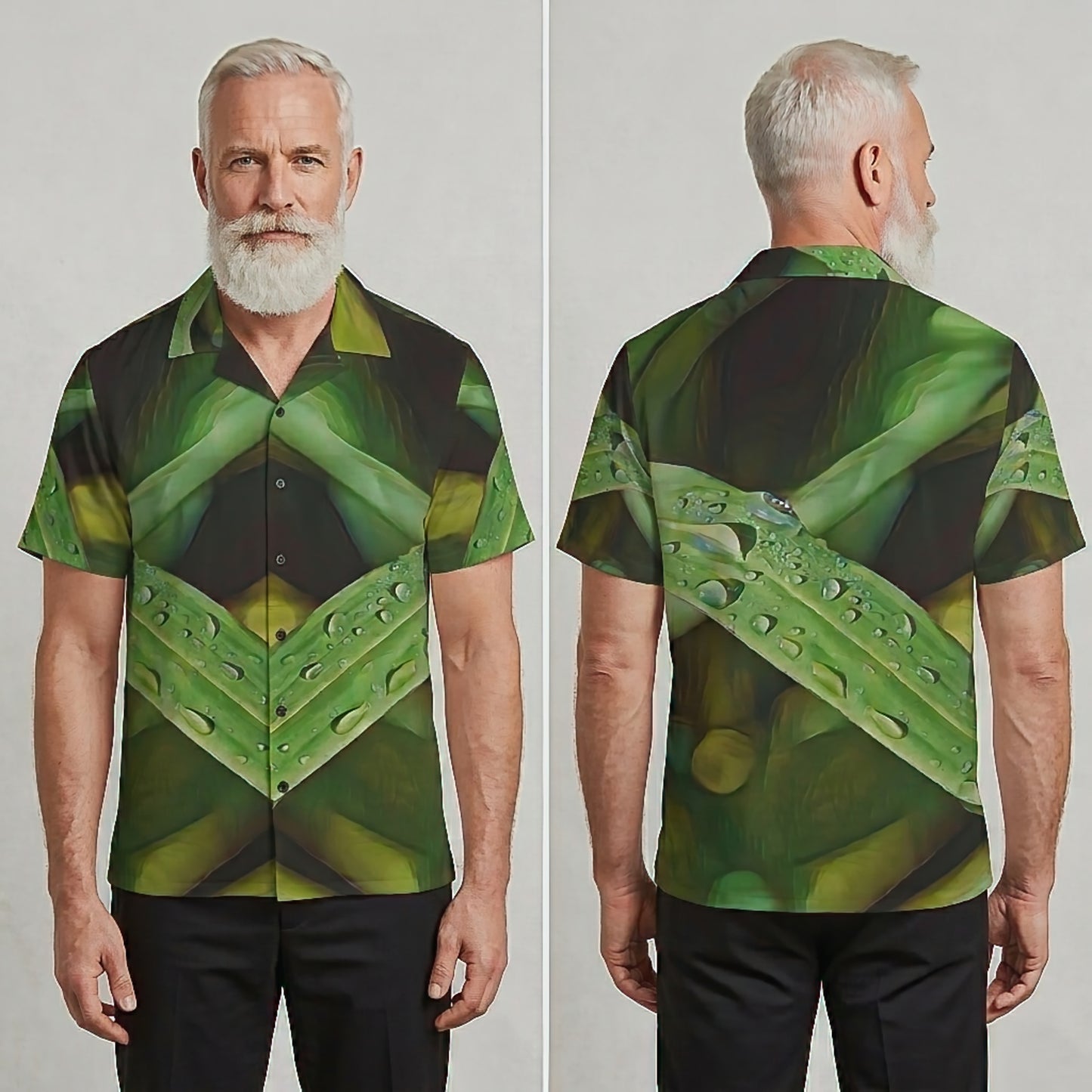 Morning Dew Rainforest Canopy Hawaiian All Over Print Shirt